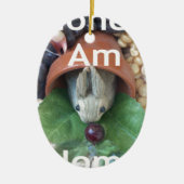 Niedlicher Sonnendach Keramikornament (Vorne)