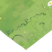 Niedlicher Sonnenhase im Mountainbiketisch Kurzer Tischläufer (Ecke)