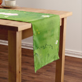 Niedlicher Sonnenhase im Mountainbiketisch Kurzer Tischläufer (Beispiel)