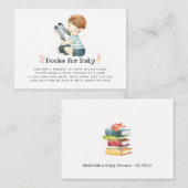 Niedlicher Sonnenherbst - Babydusche buchen Begleitkarte (Vorne/Hinten)