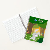 Niedlicher Sonnenschein im HolzNotebook Notizblock (Innenseite)