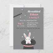 Niedlicher Sonnenschein in Hat Kids Magic Geburtst Einladung (Vorderseite)