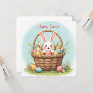 Niedlicher Sonnenschein in Osterhase Einladung