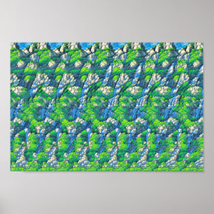 Niedlicher Sonnenschein mit Schirm - versteckter 3 Poster