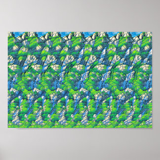 Niedlicher Sonnenschein mit Schirm - versteckter 3 Poster