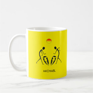Niedlicher Sonnenschein und afrikanisches Drumming Kaffeetasse