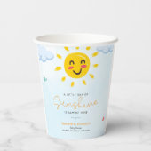 Niedlicher Sonnenstrahl Pappbecher (Rückseite)