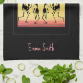 Niedlicher Sonnentag Geschirrtuch (Gefaltet)