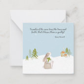 Niedlicher Sonnentag Mitteilungskarte (Vorderseite)