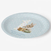 Niedlicher Sonnentag Pappteller (Schrägansicht)