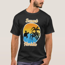 Niedlicher Sonnenuntergang im T - Shirt Florida