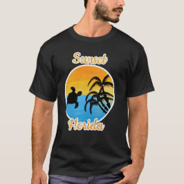 Niedlicher Sonnenuntergang im T - Shirt Florida
