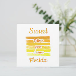Niedlicher Sonnenuntergang in Florida