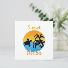 Niedlicher Sonnenuntergang in Florida