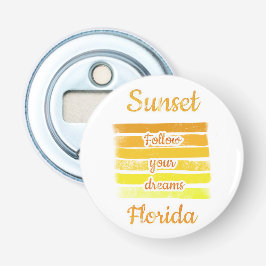 Niedlicher Sonnenuntergang in Florida Flaschenöffner
