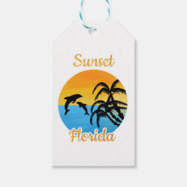 Niedlicher Sonnenuntergang in Florida Geschenkanhänger