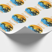 Niedlicher Sonnenuntergang in Florida Geschenkpapier (Ecke)
