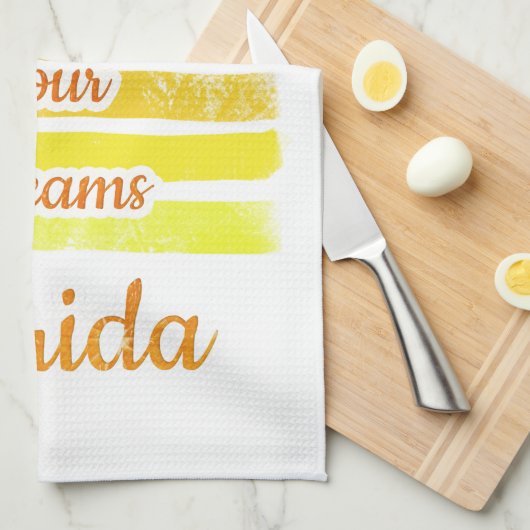 Niedlicher Sonnenuntergang in Florida Geschirrtuch (Viertel Falte)