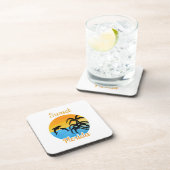 Niedlicher Sonnenuntergang in Florida Getränkeuntersetzer (Rechte Seite)