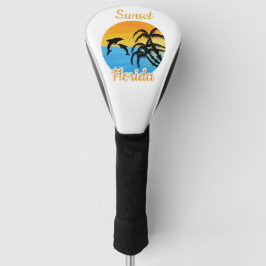 Niedlicher Sonnenuntergang in Florida Golf Headcover