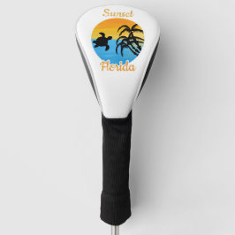 Niedlicher Sonnenuntergang in Florida Golf Headcover