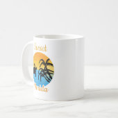Niedlicher Sonnenuntergang in Florida Kaffeetasse (Vorderseite Links)