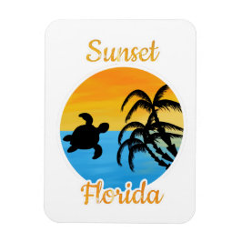 Niedlicher Sonnenuntergang in Florida Magnet
