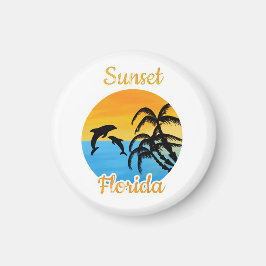 Niedlicher Sonnenuntergang in Florida Magnet