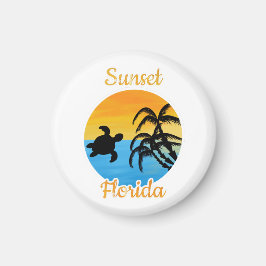 Niedlicher Sonnenuntergang in Florida Magnet