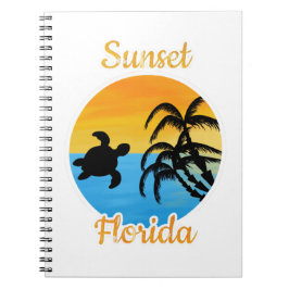 Niedlicher Sonnenuntergang in Florida Notizblock