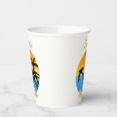 Niedlicher Sonnenuntergang in Florida Pappbecher (Links)