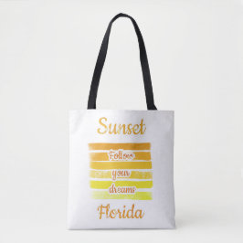 Niedlicher Sonnenuntergang in Florida Tasche