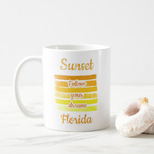 Niedlicher Sonnenuntergang in Florida Tasse