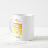 Niedlicher Sonnenuntergang in Florida Tasse (Vorderseite Links)