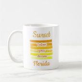 Niedlicher Sonnenuntergang in Florida Tasse (Links)