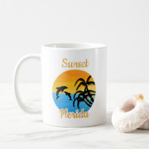 Niedlicher Sonnenuntergang in Florida Tasse
