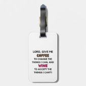 Niedlicher, sonniger Gepäckträger Gepäckanhänger (Rückseite vertikal)