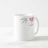 Niedlicher sonniger Kaninchenfilet Emoji Kaffeetasse (VorderseiteRechts)