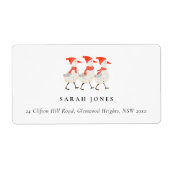 Niedlicher, sonniger Roter Winter, der Weihnachtsh (Vorne)