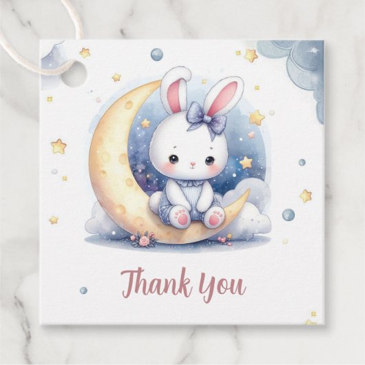 niedlicher, sonniger und glänzender Mond Geschenkanhänger (Vorderseite)