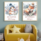 Niedlicher, sonniger Winterhut inspiriere Slogan-J Poster