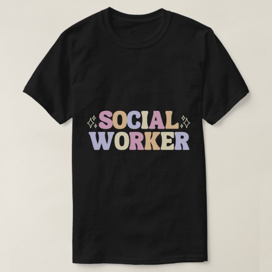 Niedlicher Sozialarbeiter T-Shirt (Design vorne)