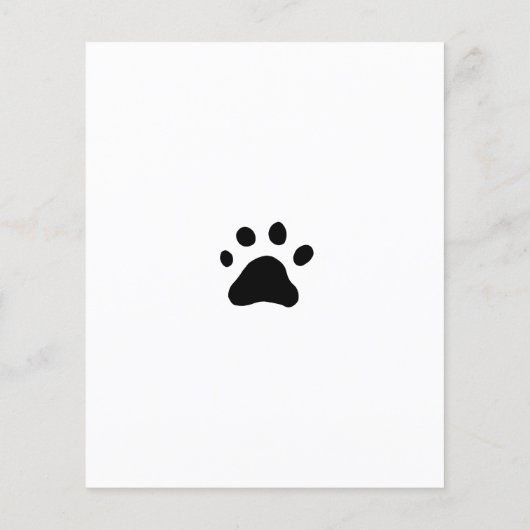 Niedlicher Spanierhund Flyer (Hinten)