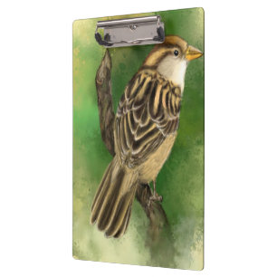 Niedlicher Spargel-Clipboard-Federbein Klemmbrett