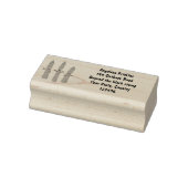 Niedlicher Spargel mit Gemüsetrio-Cartoon Gummistempel (Stempel)