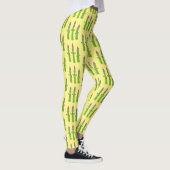 Niedlicher Spargel mit Gemüsetrio-Cartoon Leggings (Rechts)