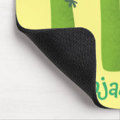 Niedlicher Spargel mit Gemüsetrio-Cartoon Mousepad (Ecke)