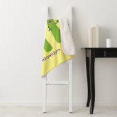 Niedlicher Spargel mit Gemüsetrio-Cartoon Sherpadecke (Beispiel)