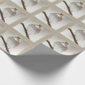 Niedlicher Sparrow Geschenkpapier (Ecke)