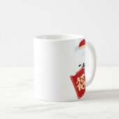 Niedlicher Spaß chinesisches Neujahr Kaffeetasse (VorderseiteRechts)